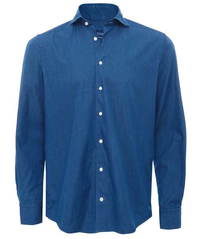 Eton Contemporary Fit Denim Shirt