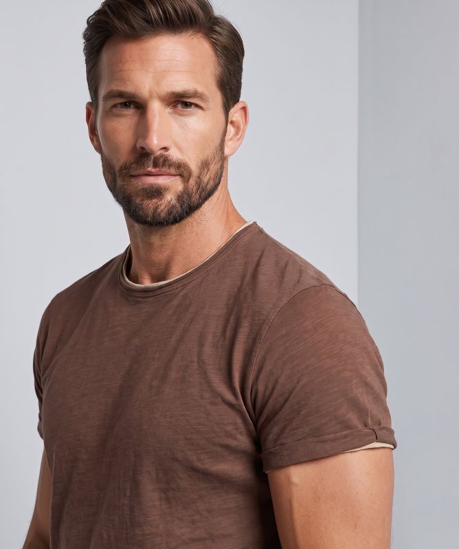 Seinse Layered Trim T-Shirt