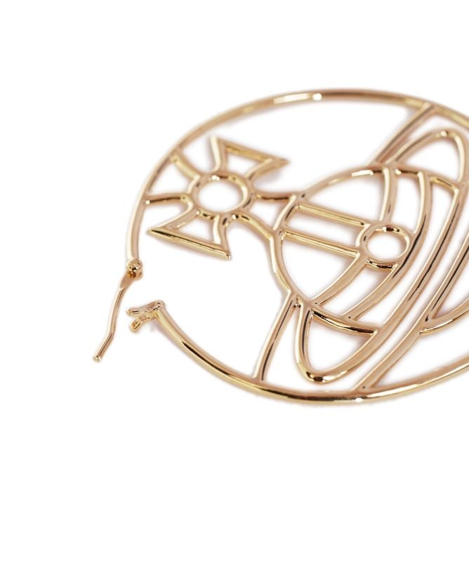 【VIVIENNE WESTWOOD】(W) Alina Earrings Gold Vivienne Westwood Gold Alina Hoop Earrings | Jules B