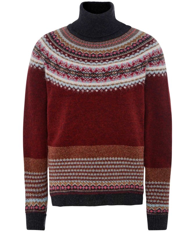 ERIBÉ Alpine Wool Roll Neck Jumper