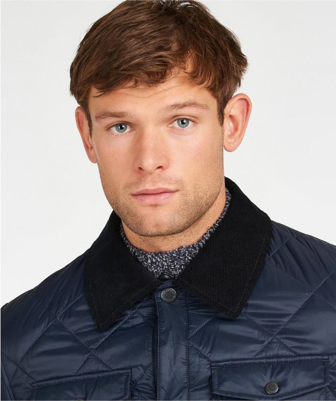 Barbour Shirt Quilt Jacket