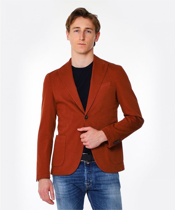 Pal Zileri Unstructured Cotton Linen Jacket