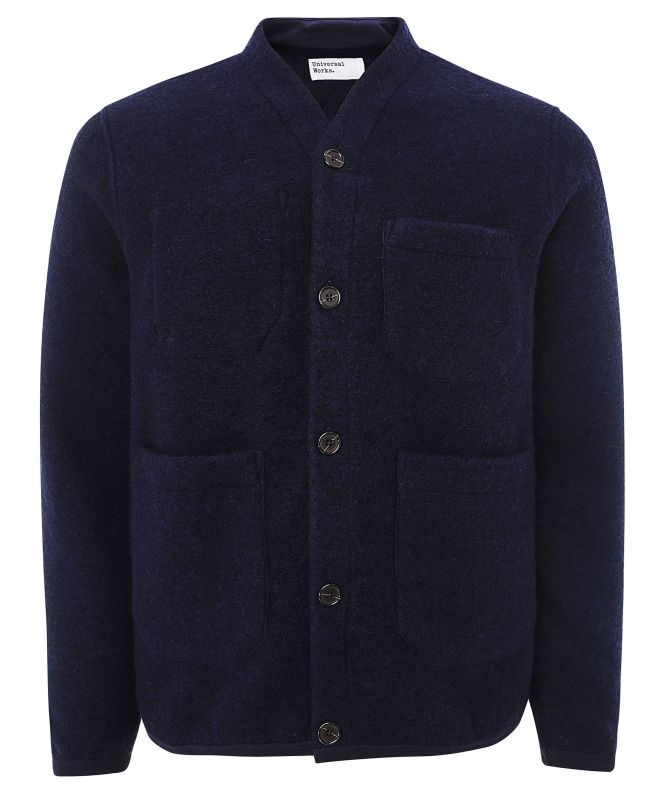 Universal Works Wool Fleece Cardigan 