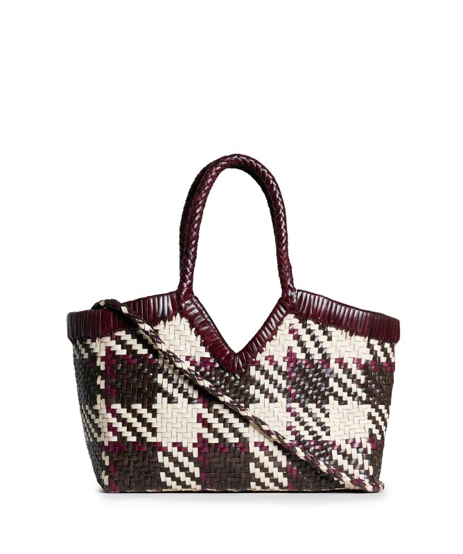 Vipera Monet Madras Woven Tote