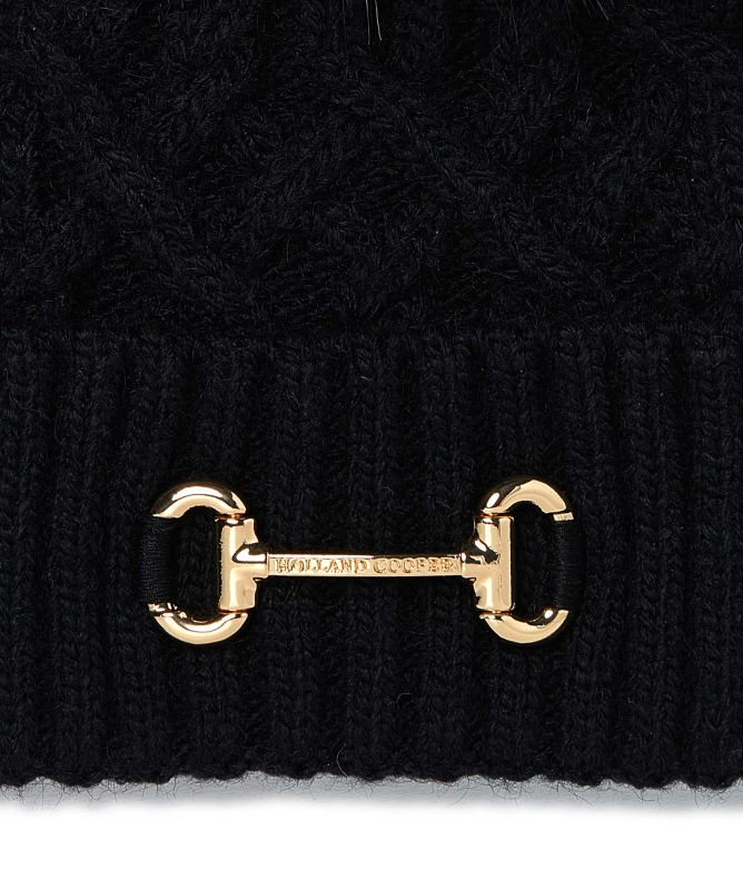 Holland Cooper Horsebit Bobble Hat
