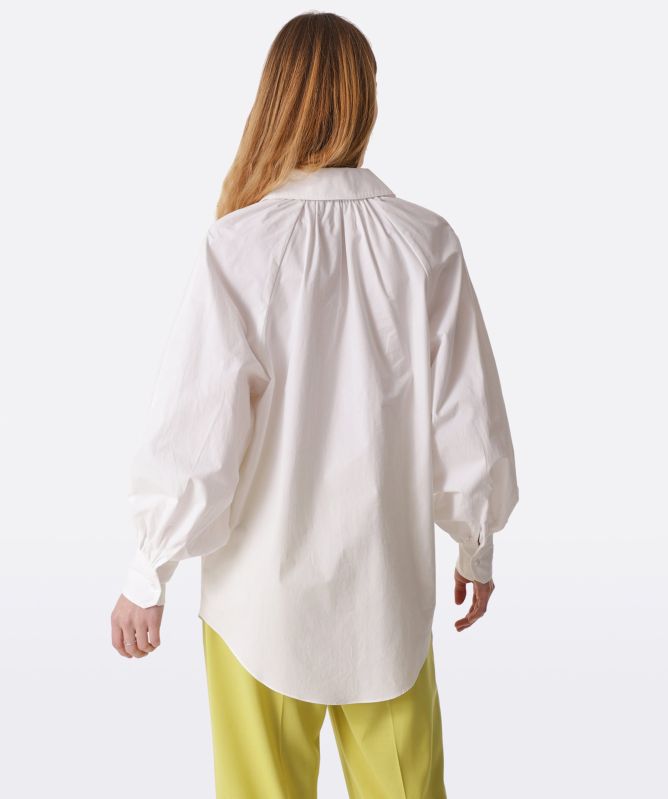 Aligne Hydra Oversized Gathered Neck Shirt