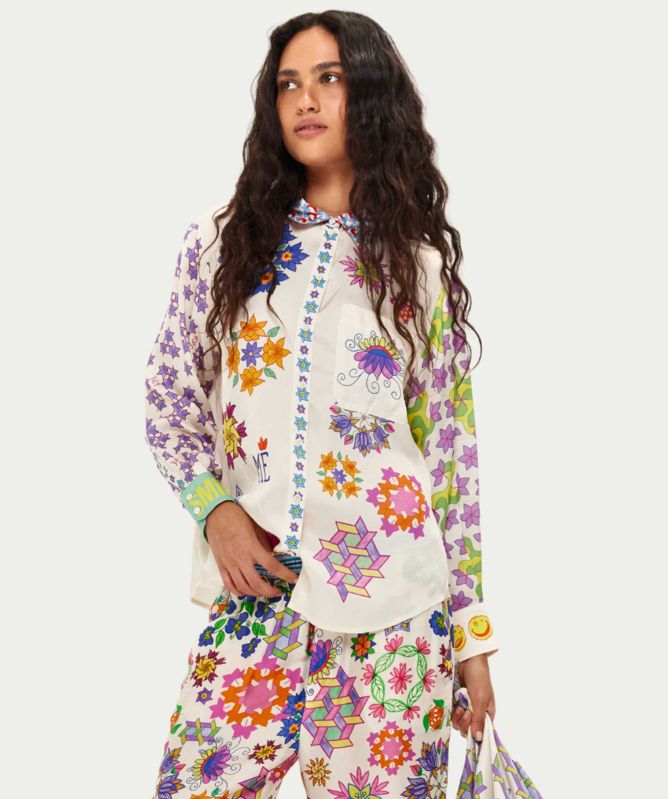 Me369 Isabel Print Shirt