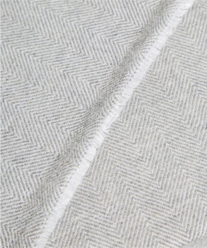 Jules B Herringbone Wool Scarf