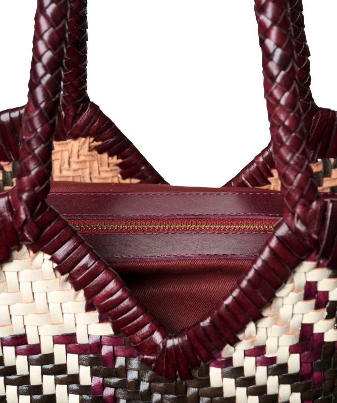 Vipera Monet Madras Woven Tote