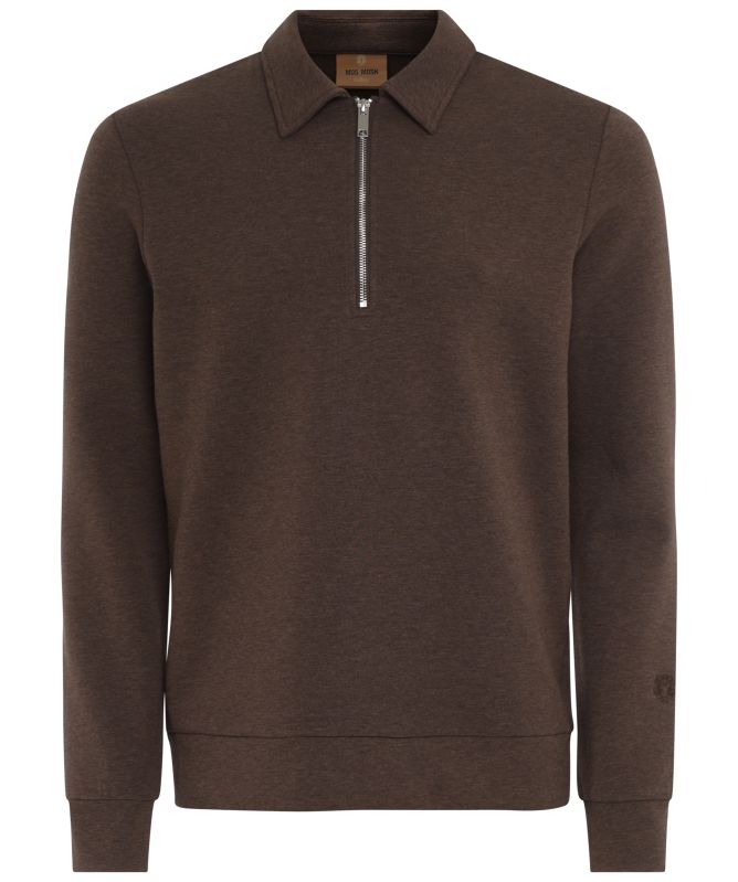 MOS MOSH MMGAbel Zip Polo Sweat