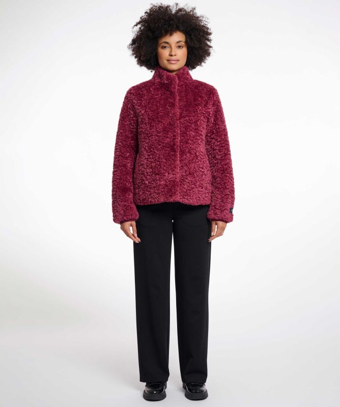 Rino and Pelle Faux Fur High Neck Jacket