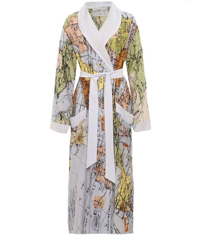 One Hundred Stars Europe Map Full Length Gown