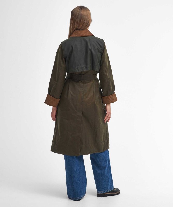 Barbour Brackley Waxed Trench Coat