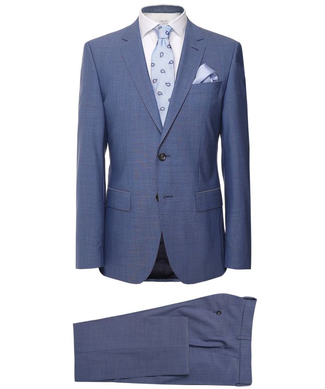 BOSS Blue Slim Fit HHuge2Pcs224 Suit Jules B