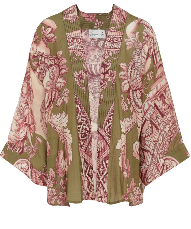 One Hundred Stars Angels Olive Kimono
