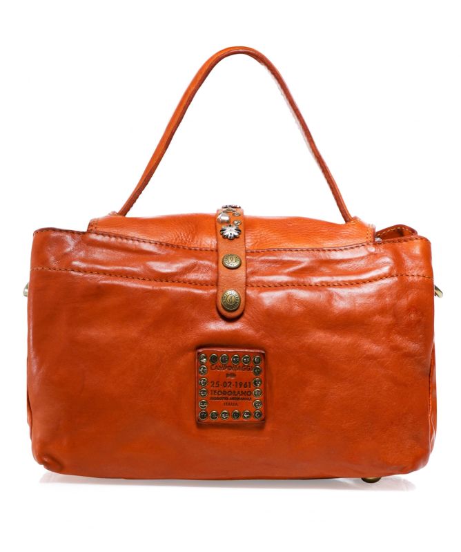 Campomaggi Small Studded Leather Shoulder Bag