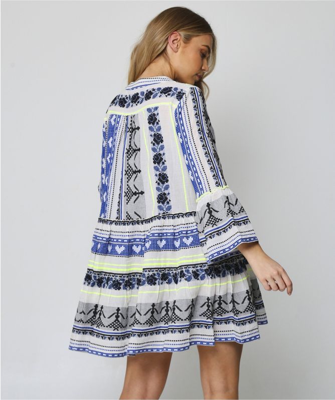 Devotion TWINS Embroidered Mini Dress