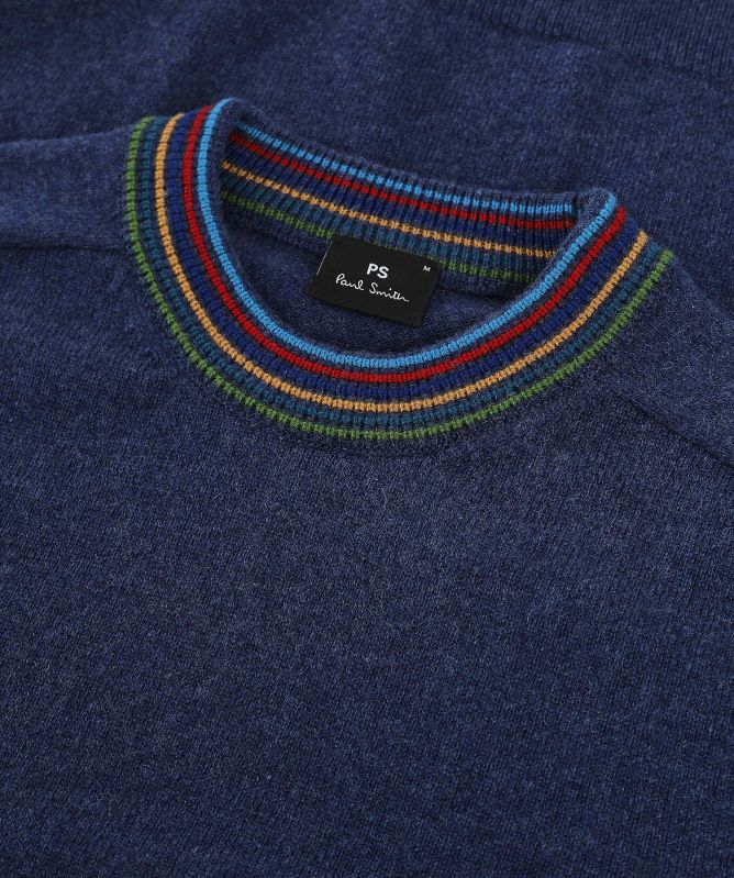 Paul Smith Merino Stripe Collar Jumper