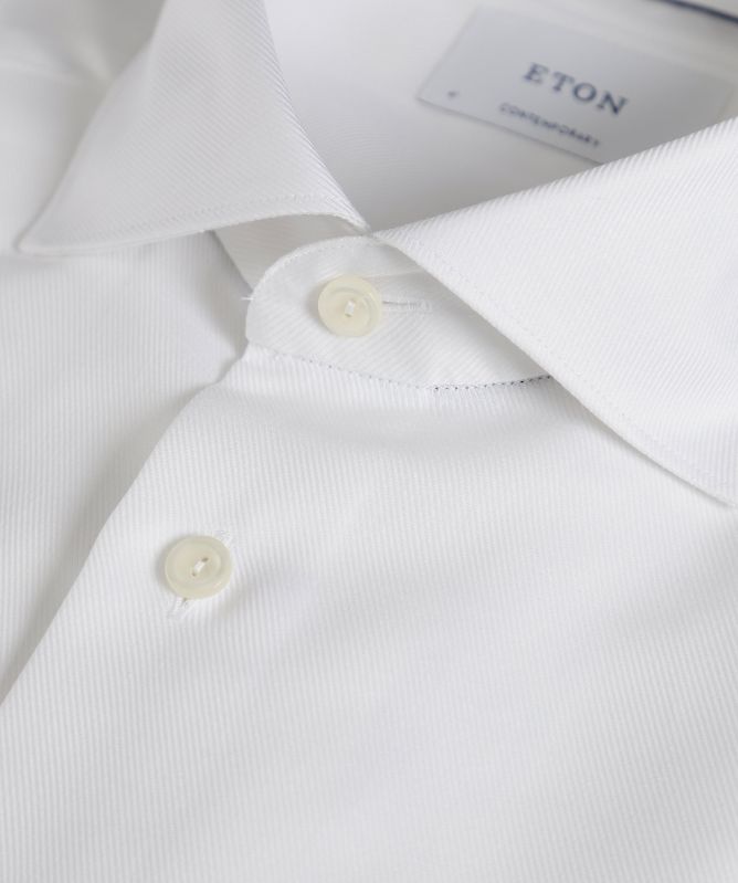 Eton Contemporary Fit Fine Twill Shirt