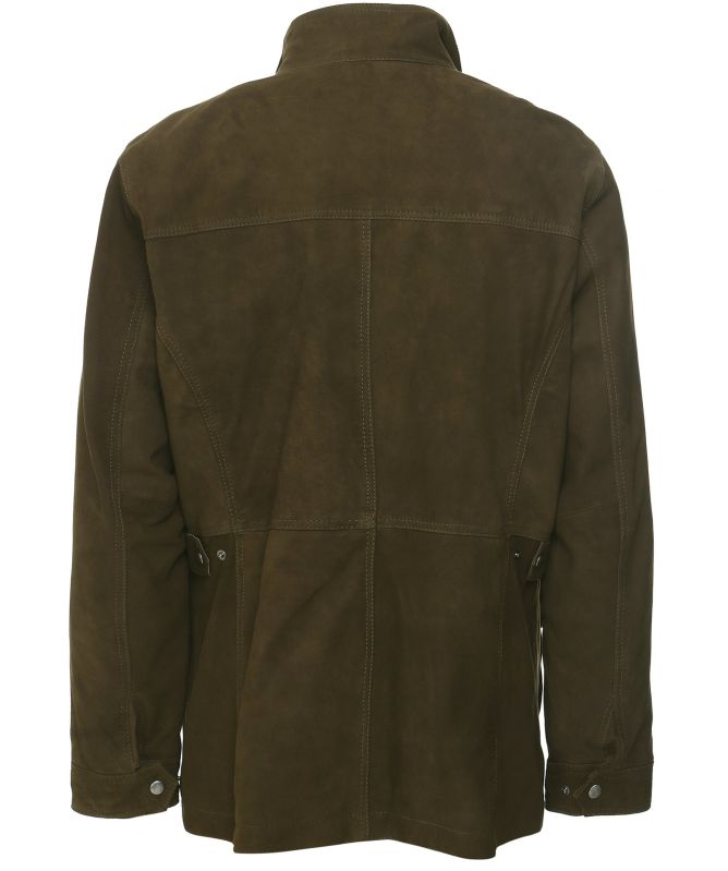 Hackett Leather Four Pocket Jacket