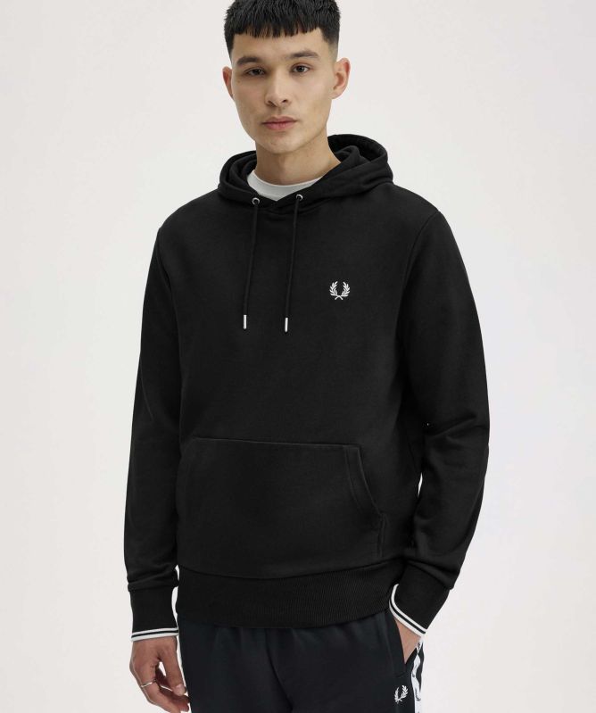 Fred Perry Tipped Hooded Sweatshirt