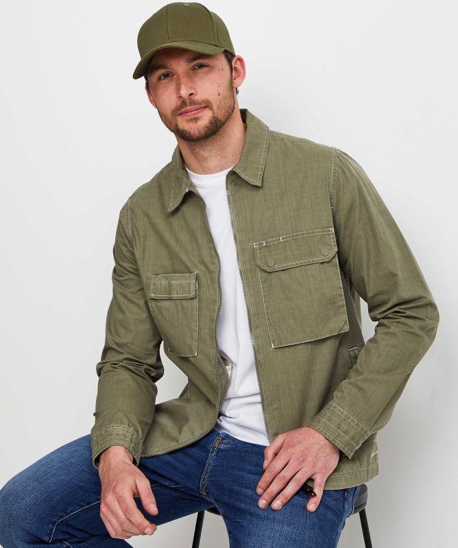 Paul Smith Green Zip Pocket Overshirt