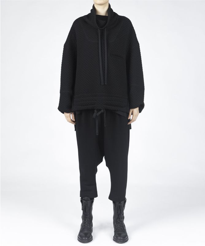 NU London Oversized Quilted Pullover