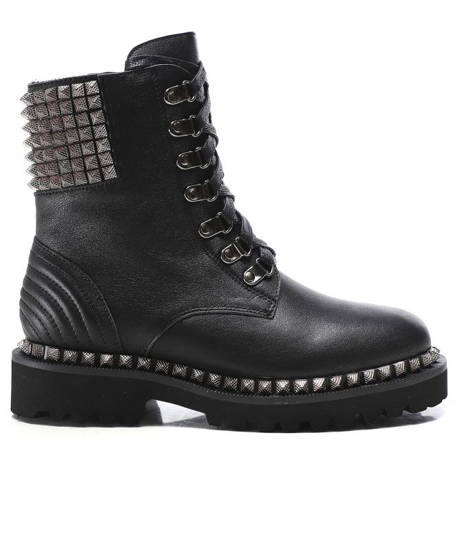 Alma en Pena Gabriella Studded Leather Ankle Boots