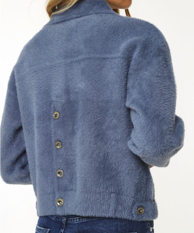 Rino and Pelle Bubbly Short Knitted Jacket