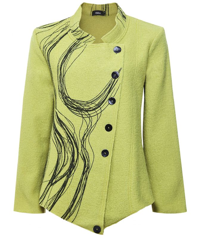 Ralston Totta Wool Asymmetric Swirl Jacket