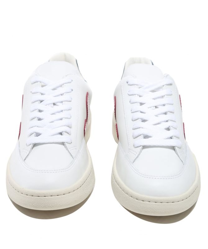 VEJA Mens Leather V-12 Trainers