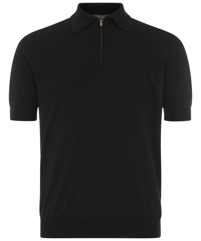 Filippo De Laurentiis Cashmere Zip Polo
