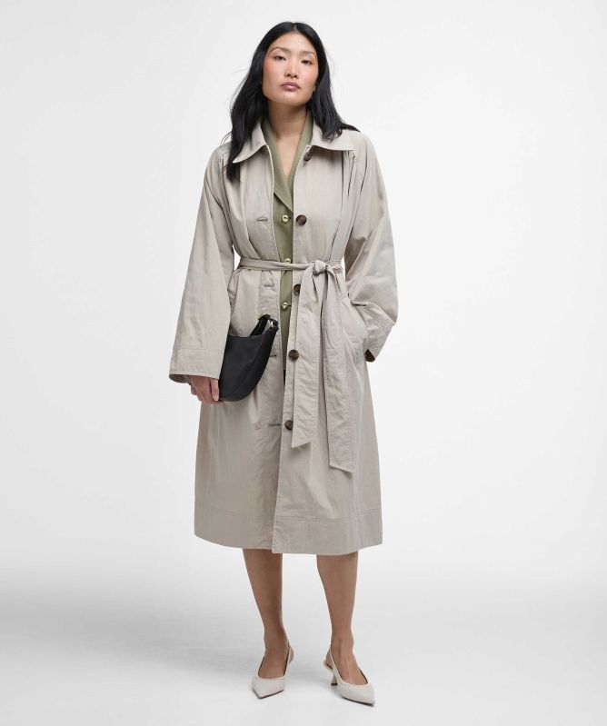 Barbour Showerproof Garbo Trench Coat