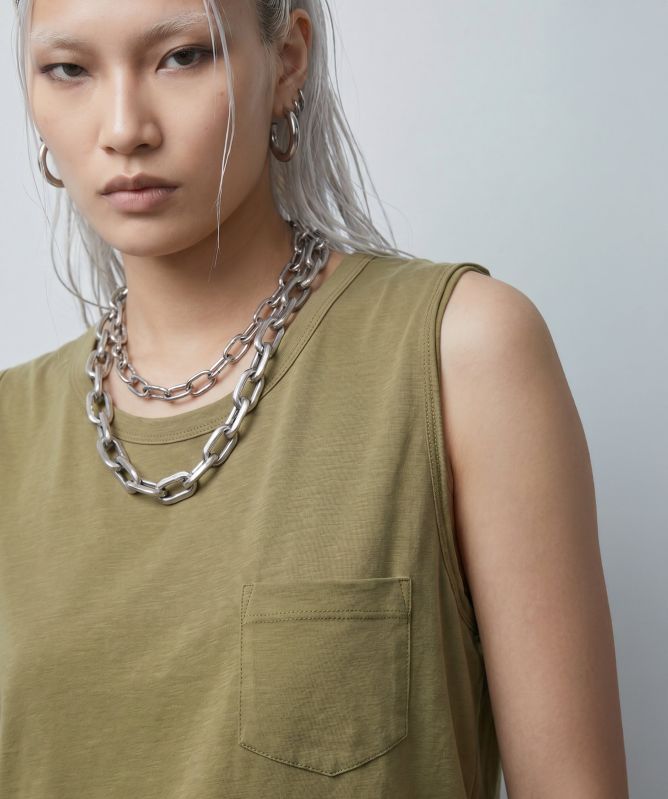 Milla Pocket Linen Vest