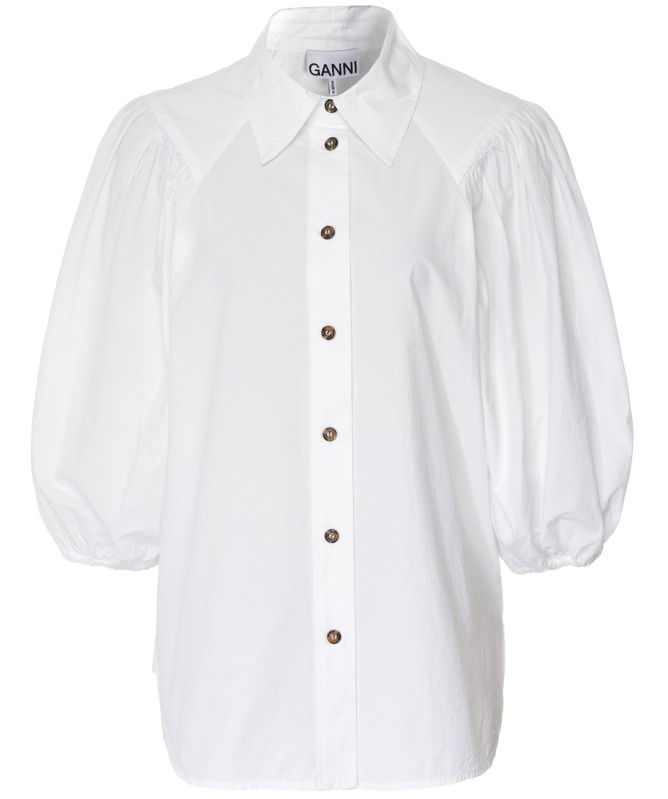 GANNI Cotton Poplin Shirt