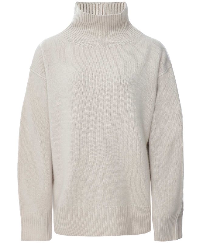 Soft Goat Boyfriend Turtleneck Cashmere Jumper