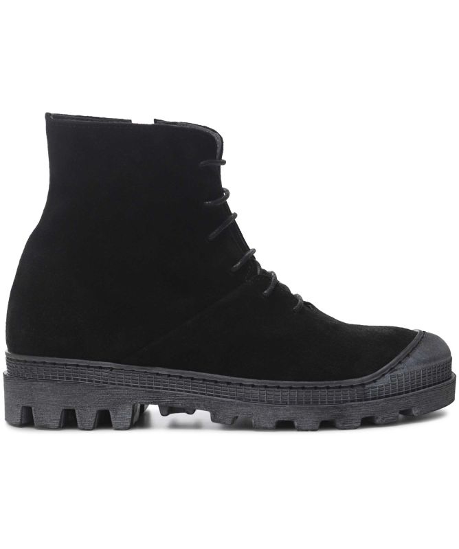 Lofina Lace Up Leather Boots