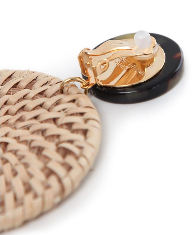 Francine Bramli Garence Circle Basket Earrings