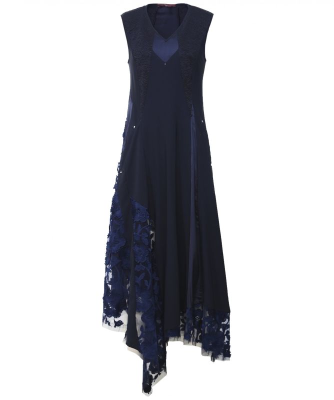 High Elitist Multi-Panel Dress