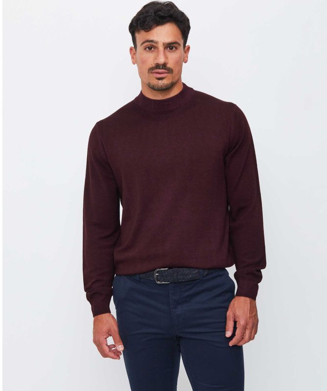 Filippo De Laurentiis Merino Mock Neck Jumper