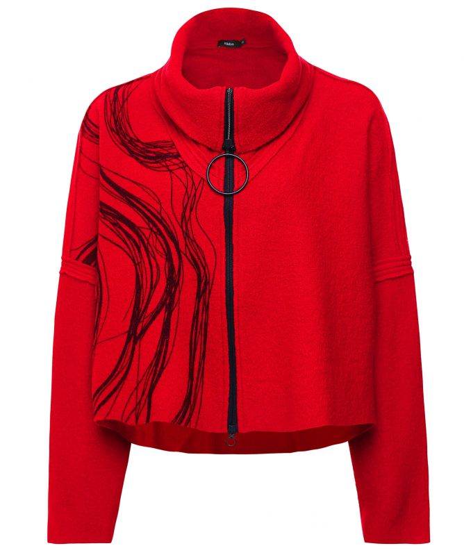 Ralston Mikos Wool Swirl Zip Jacket