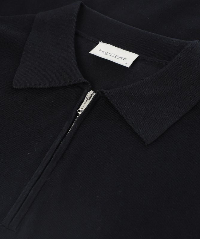 Profuomo Polo Half Zip Jumper