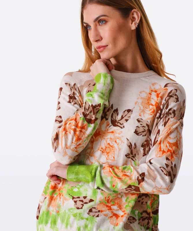 High Magnitude Floral Sweater