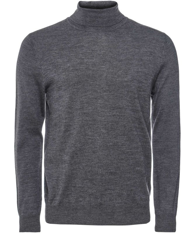 Thomas Maine Merino Roll Neck Jumper