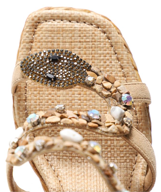 Alma en Pena Serpentina Snake Wedge Sandals