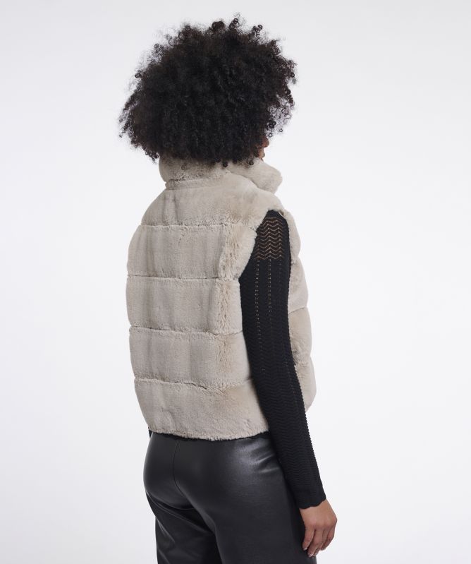 Rino and Pelle May Faux Fur Waistcoat