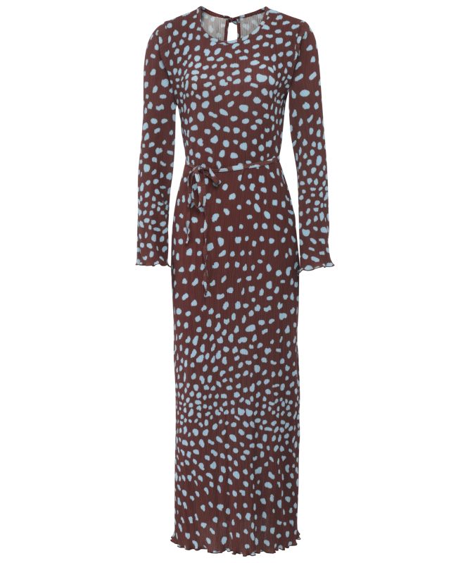 Never Fully Dressed Deer Gaia Pleated Maxi Dress