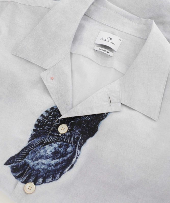 Paul Smith Graphic Print Poplin Shirt
