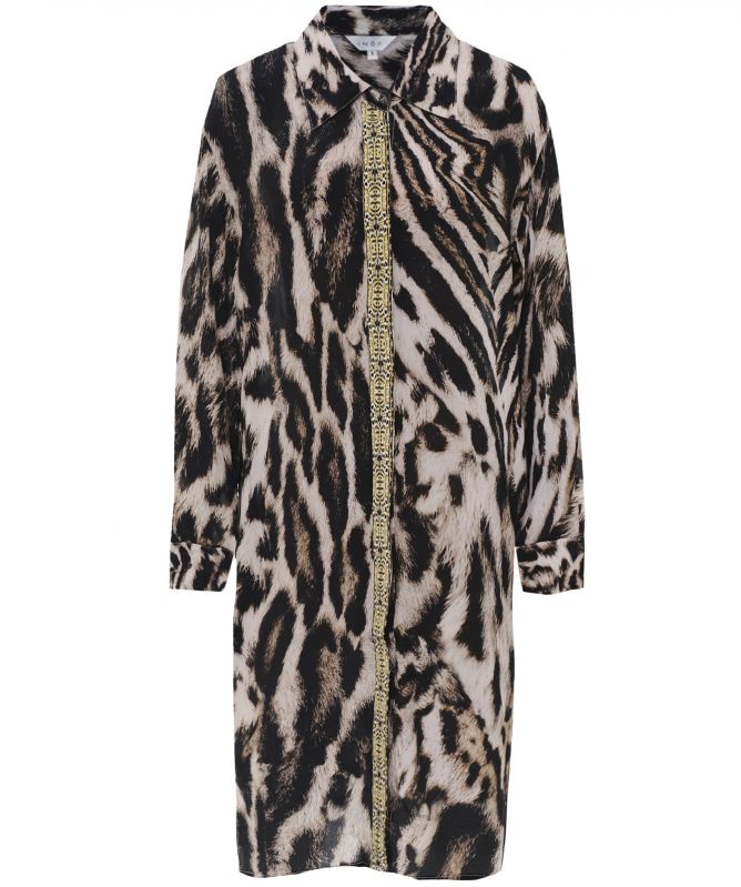 Inoa Siberia Silk Shirt Dress