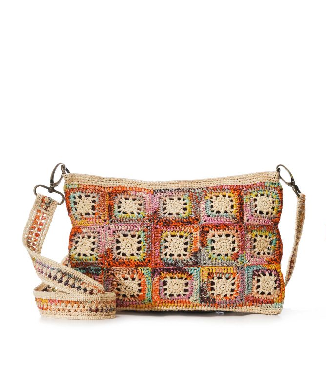 Rabarany Liana Raffia Crossbody Bag